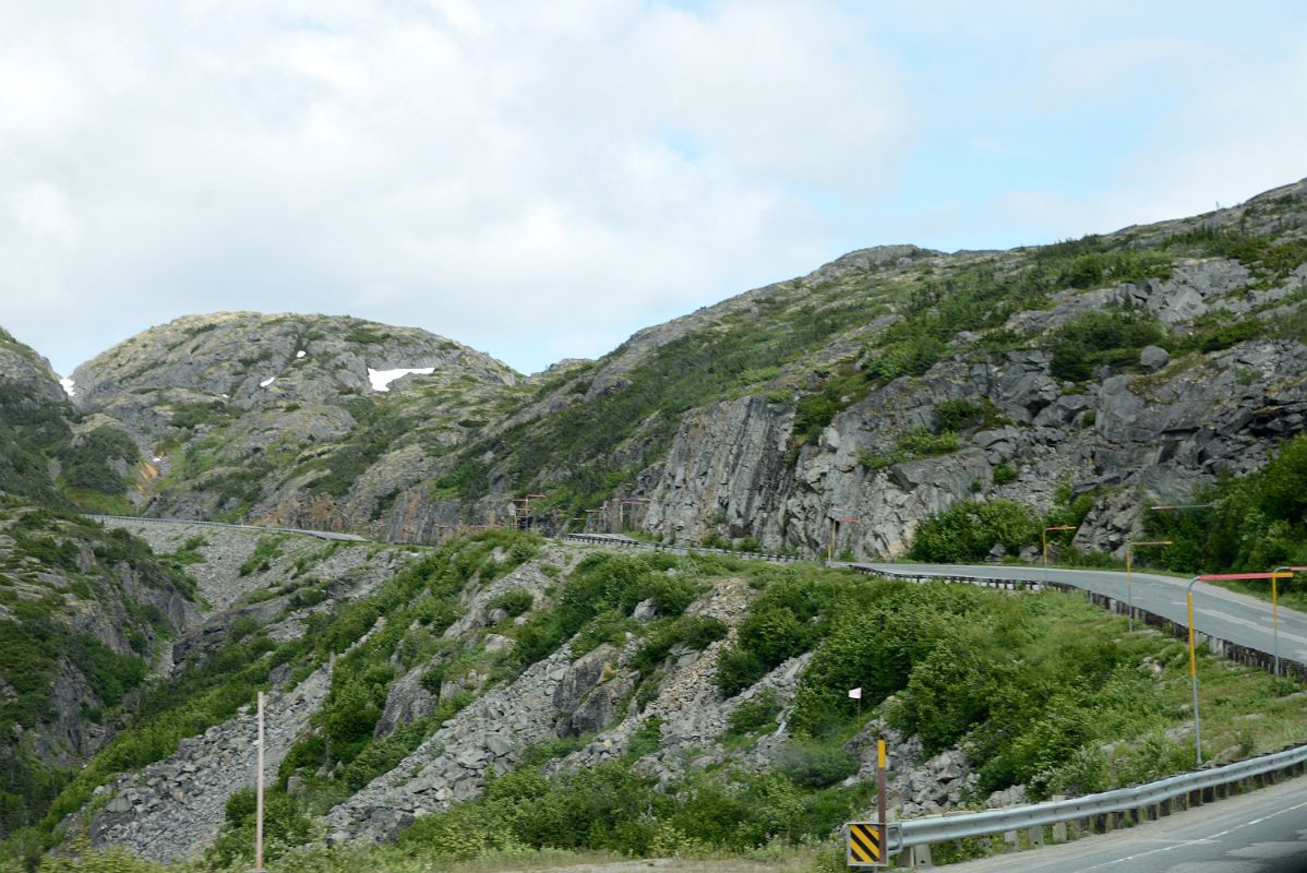 49B The Road From Skagway Climbed Higher And Higher On The Bus To Whitehorse Yukon